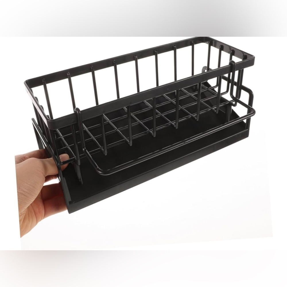 2 SOLUSTRE for Inside Sink Sponge Holder Rack Drying Rack Dishcloth